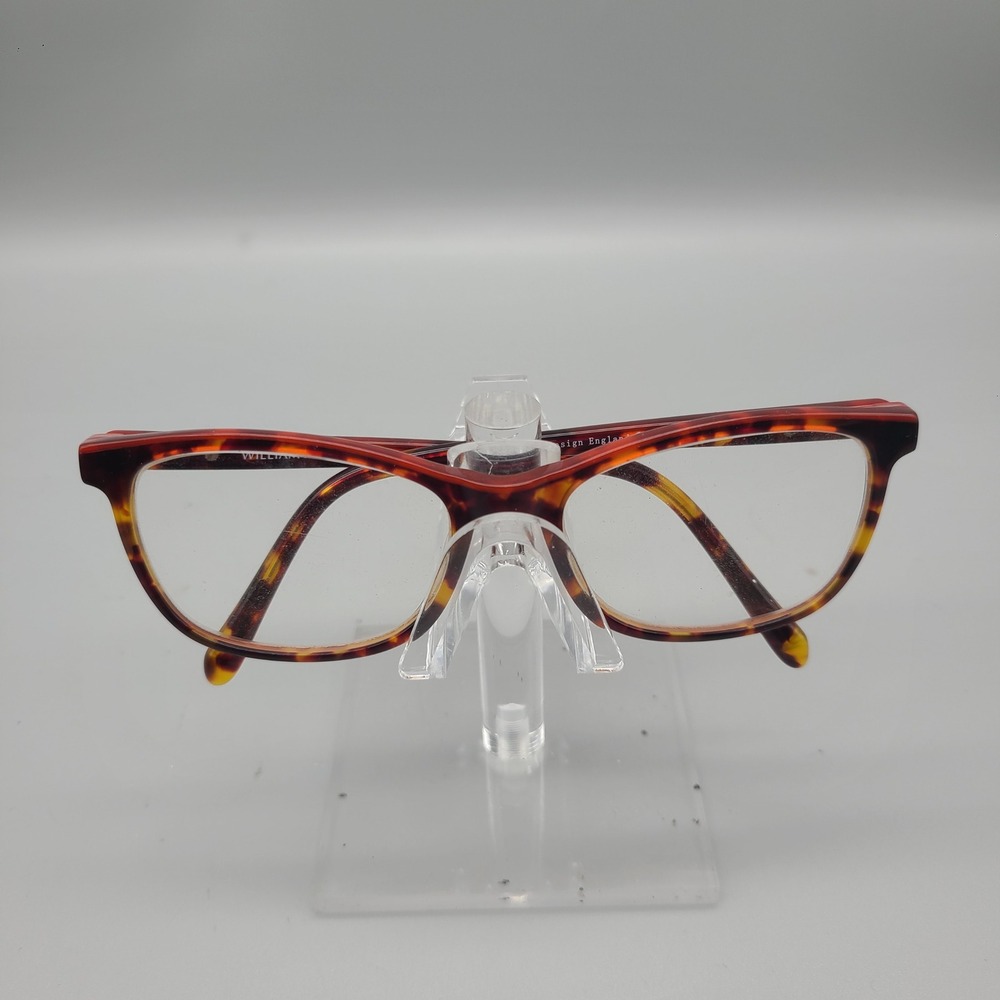 William Morris London LN50036 Tortoise Red Eyeglass Frames 51-17-135 C4 England